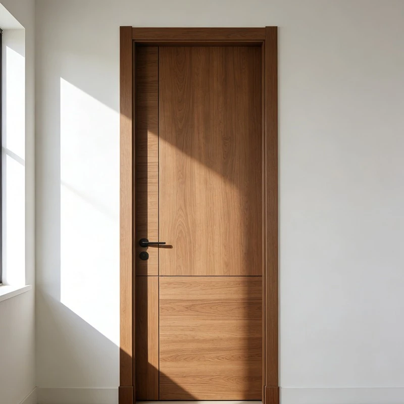 Natural Wood Color WPC Doors suppliers