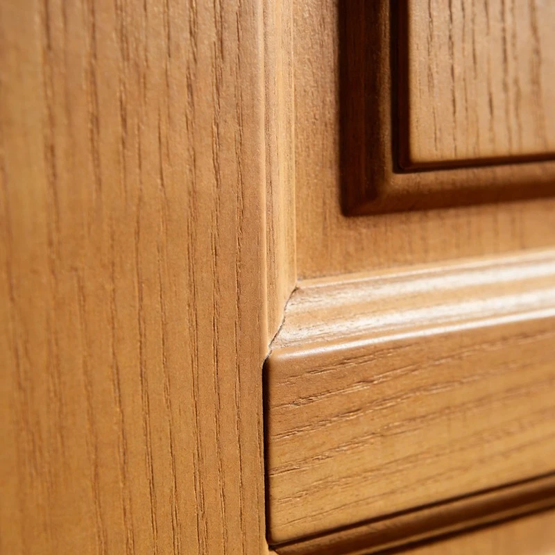 Natural Wood Color WPC Doors factory